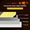 Yellow-Black Lattice Reflective Sticker Roll