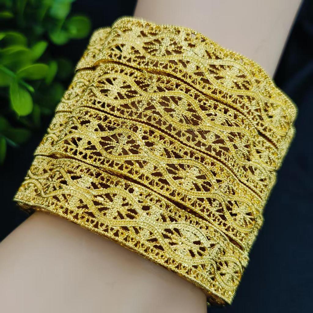 Dubai Dam Armband i Mellanösternstil Guld för Bröllop