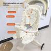 Machine Washable Strollers Seat Cushion Soft Comfortable Insert Pad for Infant Pushchairs Yearly Round Comfort