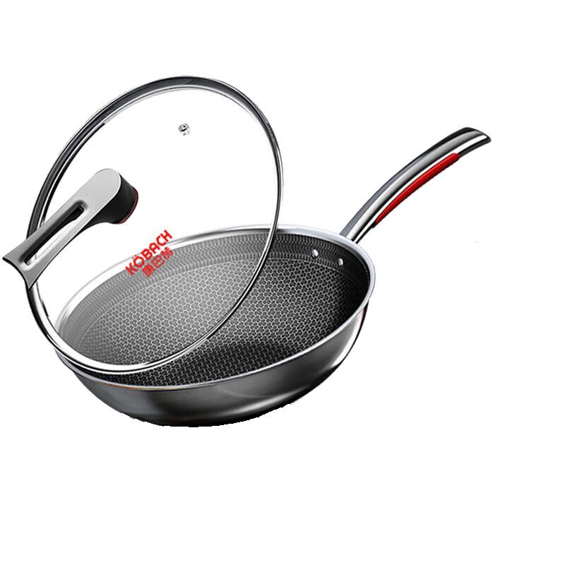 Kangbaha 32cm 316L Honeycomb Non-stick Wok
