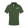 Aquascutum Mens Logo Collared Short-Sleeved Polo Shirt