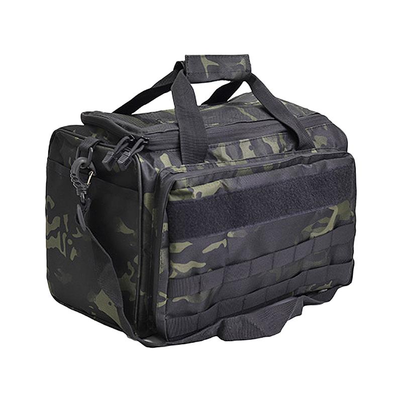 600D Waterproof Air Gun Shooting Pistol Storage Bag Tactical Range Bag Molle System Hunting Accessories Tool Sling Bag