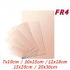 FR4 PCB 7x10CM 10x15CM 12x18CM 15x20CM 20x30CM Single Side Copper Clad Plate DIY Universal PCB Prototype Laminate Circuit Board