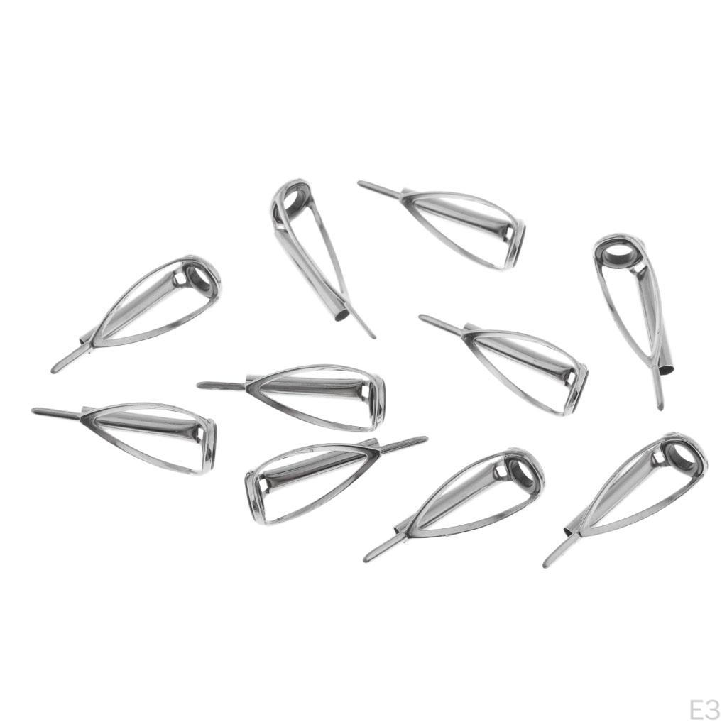 10 Pieces Fishing Ceramic Rod Repair Ring