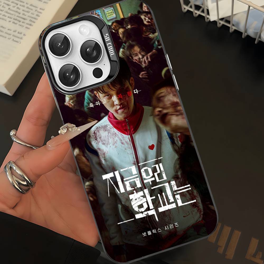 Horror TV All Of Us Are Dead Phone Cases For IPhone 17 16e 15 14 13 12 11 Plus Pro Max ProMax Colorful Covers