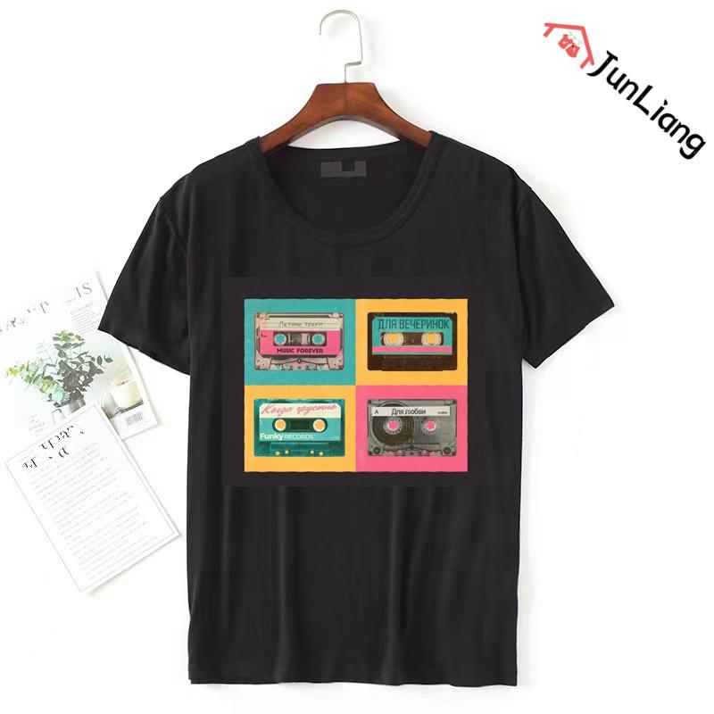 

Classic Vintage Cassette Youth T-shirt Men Woman Hip Hop Tape Music Printed T-shirt Trend Gothic Street Fashion Ropa Hombre 3XL