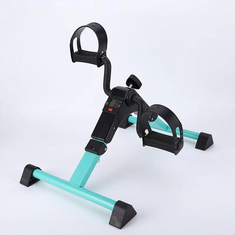 Mini Folding Treadmill Home Leg Fitness Trainer Rehabilitation Training Bicycle Compact Exercise Bike for Home Use