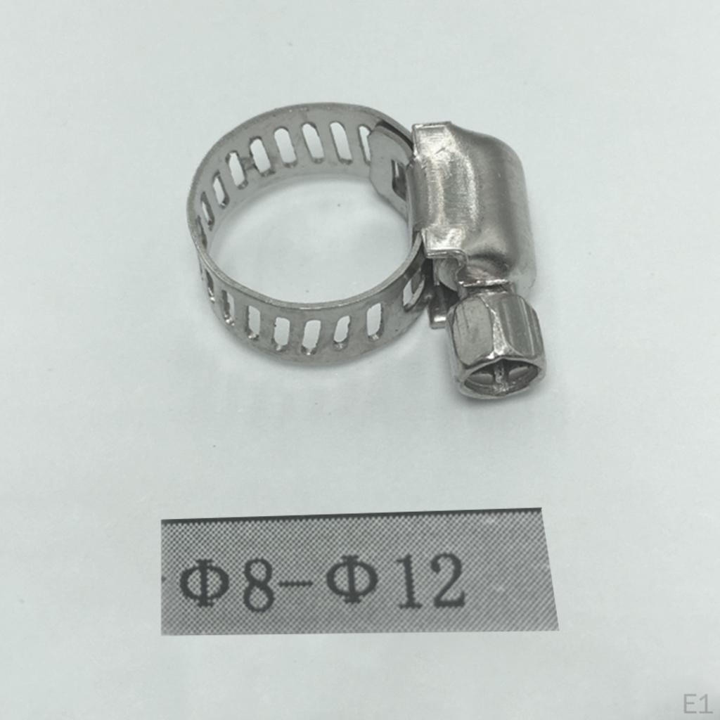 Hose Clamp Adjust Fuel Line Worm Gear clip and Fasterner
