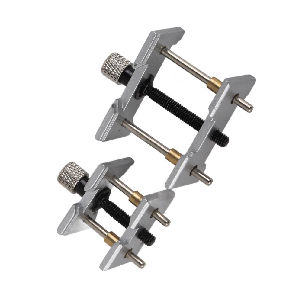 2Pcs Solid Steel Watch Movement Holder Alloy Fixed Base Opening Holder Case Clamp  Watch Disassemble