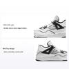 Air 4 Retro PS DIY Chaussures pour Enfants Blanc Noir Volt DC4100-100