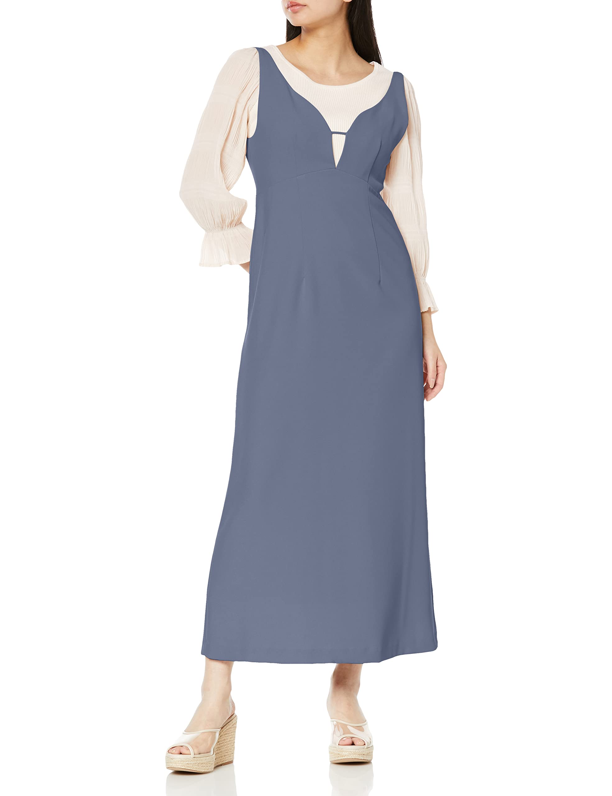 

Front design narrow jumper skirt