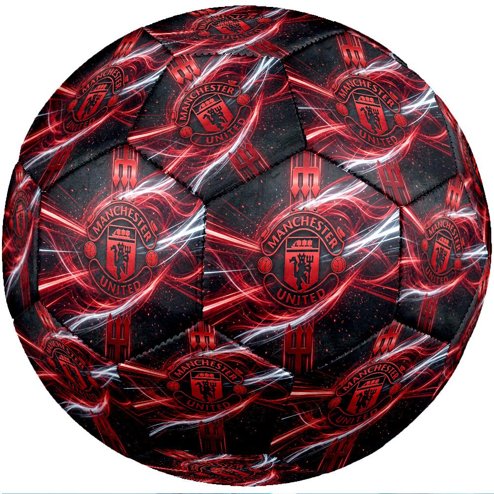 Pallone da calcio tema Manchester United Taglia 5 Pallone da calcio Tocco Morbido Pallone da calcio per Allenamento Professionale per Sport all'Aperto
