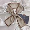 Print Flower Small Scarf For Women Handle Bag Ribbons  Fashion Head Scarf Small Long Skinny Scarves  Headbands