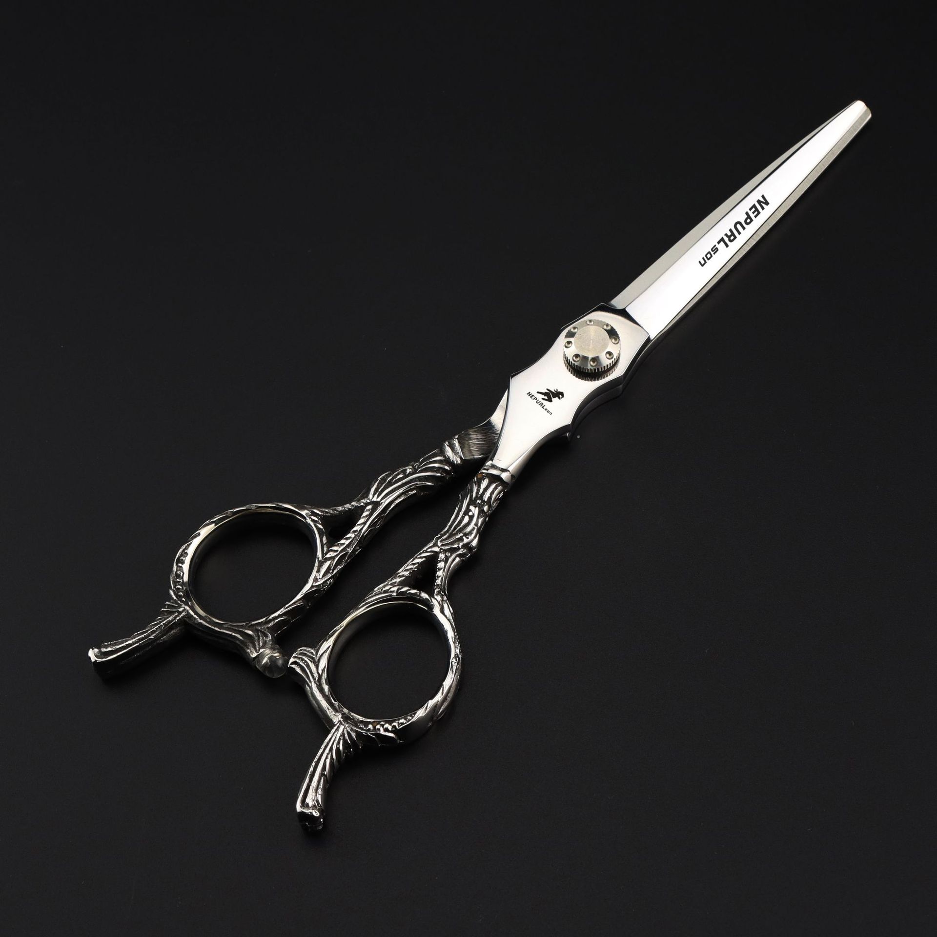 

6,0 дюймов, Парикмахерские ножницы Neptune Yagushi с ручкой, Ножницы с прямыми зубьями, Ножницы для филировки, Специальные для парикмахерской, Взрыв продаж по внешней торговле 6.0inch flat scissors