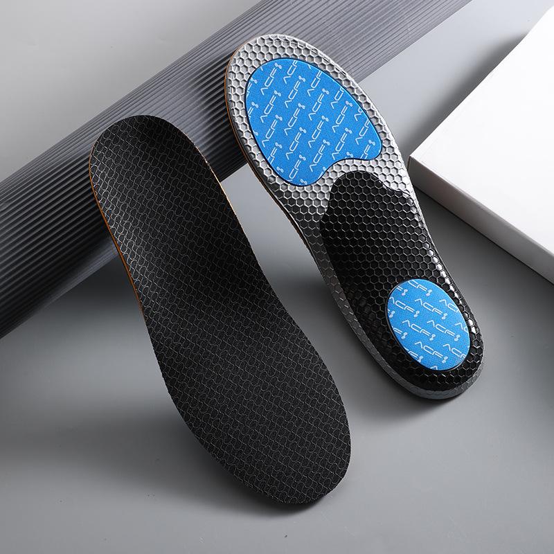 

Спортивные хрящевые стельки: 90% Амортизация, Высокая эластичность, Амортизация, Дышащий комфорт для баскетбола и бега. 37-38 чёрный