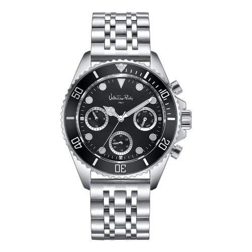 

[VALENTINO RUDY] VALENTINO RUDY Men s Metal Wristwatch VR6582B-BKWT FREE