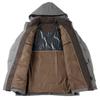 Men's Mid-Length Hooded Down Jacket - Winter Business Casual, Warm, Thick, for Middle-Aged Dads