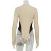 Women's Sexy Tight Mesh Stitching See-through Onesie Fashion Spice Girl High-grade Long-sleeved Base Shirt