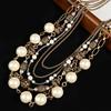 Retro Original Multi-layer Mid-length Hand-wound Pearl Sweater Chain, Versatile High-end Necklace Neck