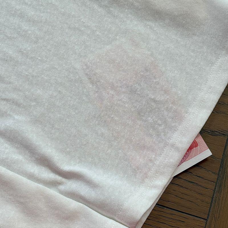 

Snowflake Cotton Solid Color V-neck Loose Short Sleeve T-shirt U White S