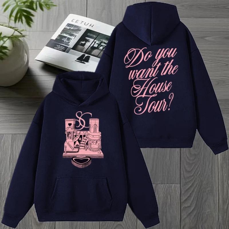 European Size Sabrina Carpenter Concert Tour Unisex Double-Sided Print Hoodie