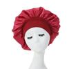 Women Sleeping Caps Bathroom Satin Solid Color Stretch Bonnets For Sleeping Women Styling Accessories