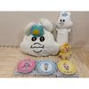 BIG stuffed toy cushion Sushi-Ro sushi plate complete set 3 types