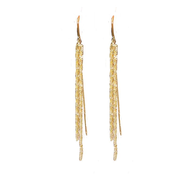 "Starry Tassel Earrings: Unique, Sparkling, Versatile Design"