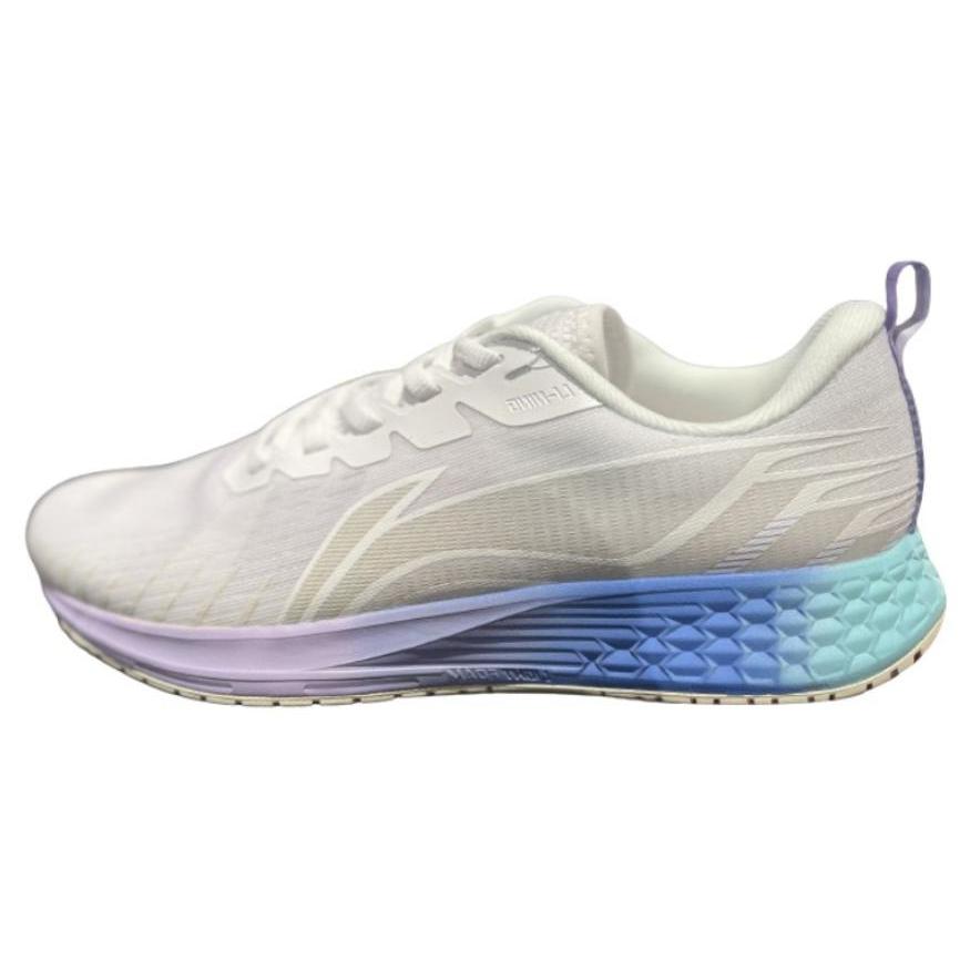 

New LiNing Red Hare 4 Anti Slip Wear Resistant Low Top Running Shoes Women s White Blue Purple ARMS022-4 39