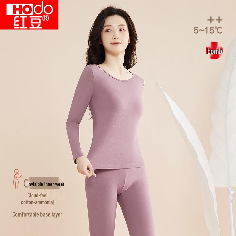 Hongdou Cotton-Spandex Thermal Underwear Set