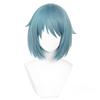 Anime Cosplay Wig, Miki Sayaka Sky Blue Short Bob High-Temperature Fiber Synthetic Hairpiece