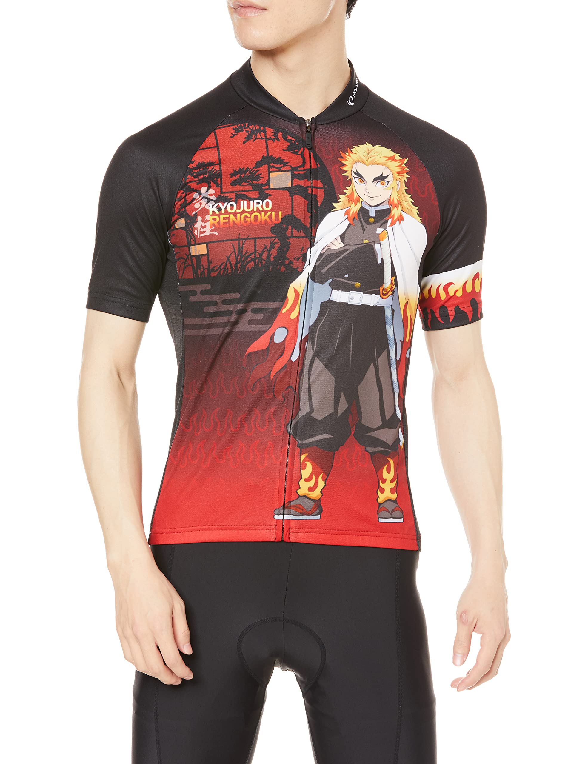 

Pearl Izumi Demon Slayer Cycling Kyojuro Rengoku Size S Men s Jersey, Print,