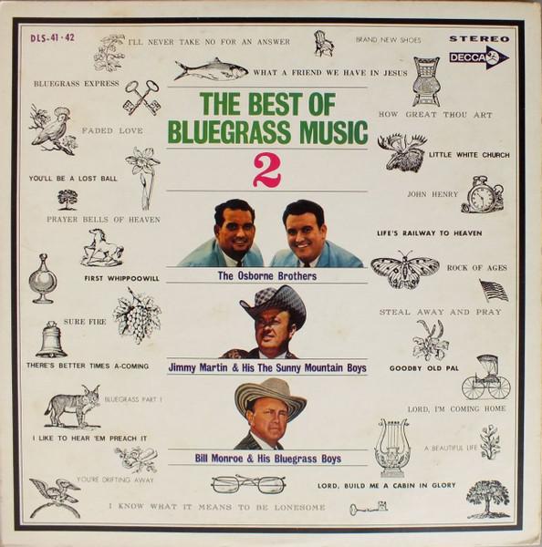 

LP Record OSBORNE BROTHERS JIMMY MARTIN SU The Best Of Bluegrass Music 2 Blu DLS4142 Decca 1968 Japan World Music Used