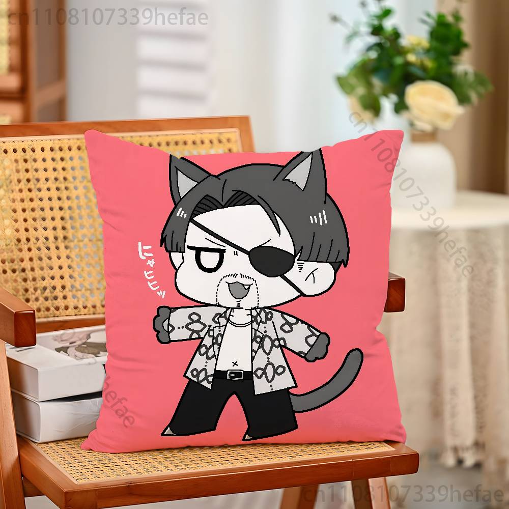 

Goro Majima Game YYakuza Throw Pillow Case For Decoration 30cm 50cm 55cm Square Home Pillowcase Case 30x30cm
