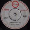 7inch Record KENTRICK PATRICK - Don't Stay-Out Late WI079 Island Records 1963 UK Reggae, Ska & Dub Used