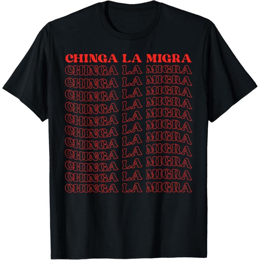 

Chinga La Migra T-Shirt XXXXXL чорний