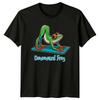 Downward Frog Yoga TShirt Funny Fitness Animal Tee