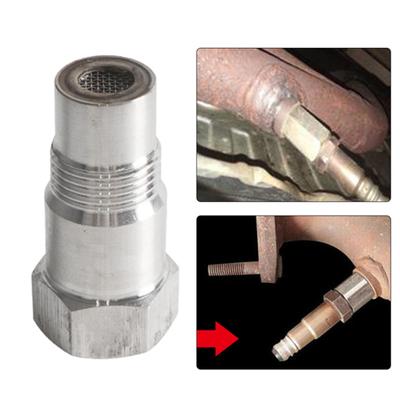 Förlängningsrörkoppling i rostfritt stål M18x1.5 Gängadapter Biltillbehör för sensorer Högtemperaturbeständighet Precisionsgängor