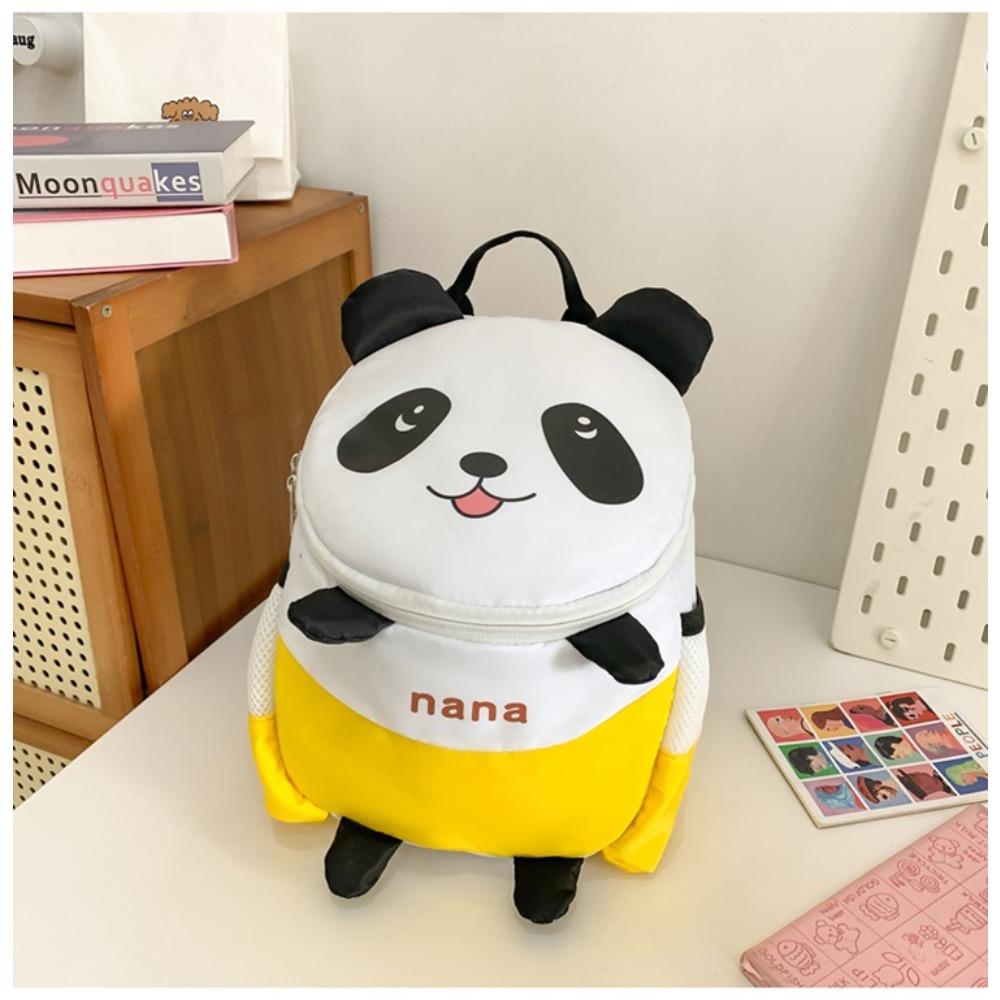Kindergarten admission 1 year old 2 years old 3 years old 4 years old nursery class small book bag cute super cute red panda anti-lost small backpack