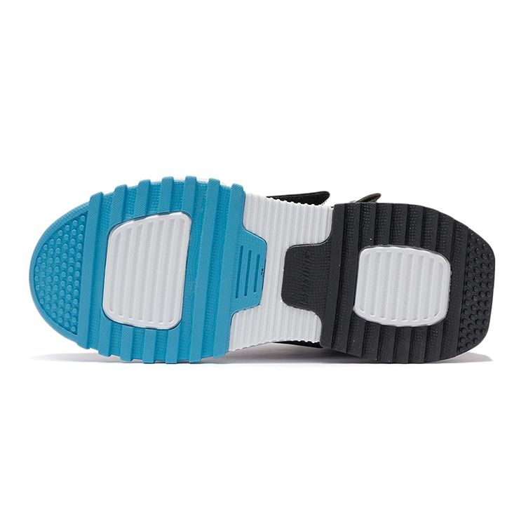 Li Ning Youth Unrestrained Comfortable Casual High-Top Running Shoes Kids Running Shoes Black YKCR172-12