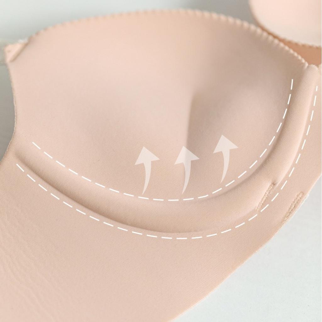 New Seamless Pure Desire Letter Shoulder Strap Underwear Women's Small Breasts Gather Small Breasts and Show Large Anti-sagging Deep V Bra