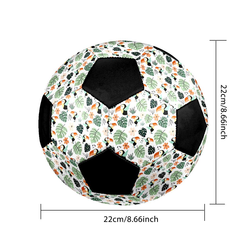 1PC Tropical Toucan Soccer Ball Size 5 Football Machine Sewn Indoor/Outdoor Universal Football Gift W33