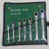 LAIBANG 14-Piece Flex-Head Ratchet Combination Wrench Set