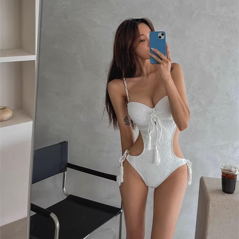 Women Sexy Bohemian One Piece Swimsuit Bikini Set High Waisted Halter Neck Monokini Push Up Summer