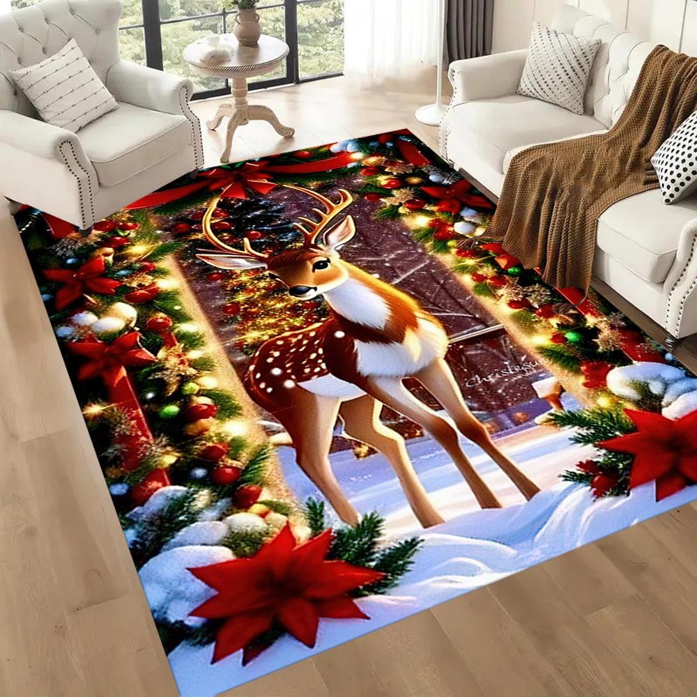 Christmas 369 Carpet Perfect for Kitchen Game Room Living Rooms Entryway Antislip Carpet Anime Office Decor Perfect Birthday/Christmas Gift Idea