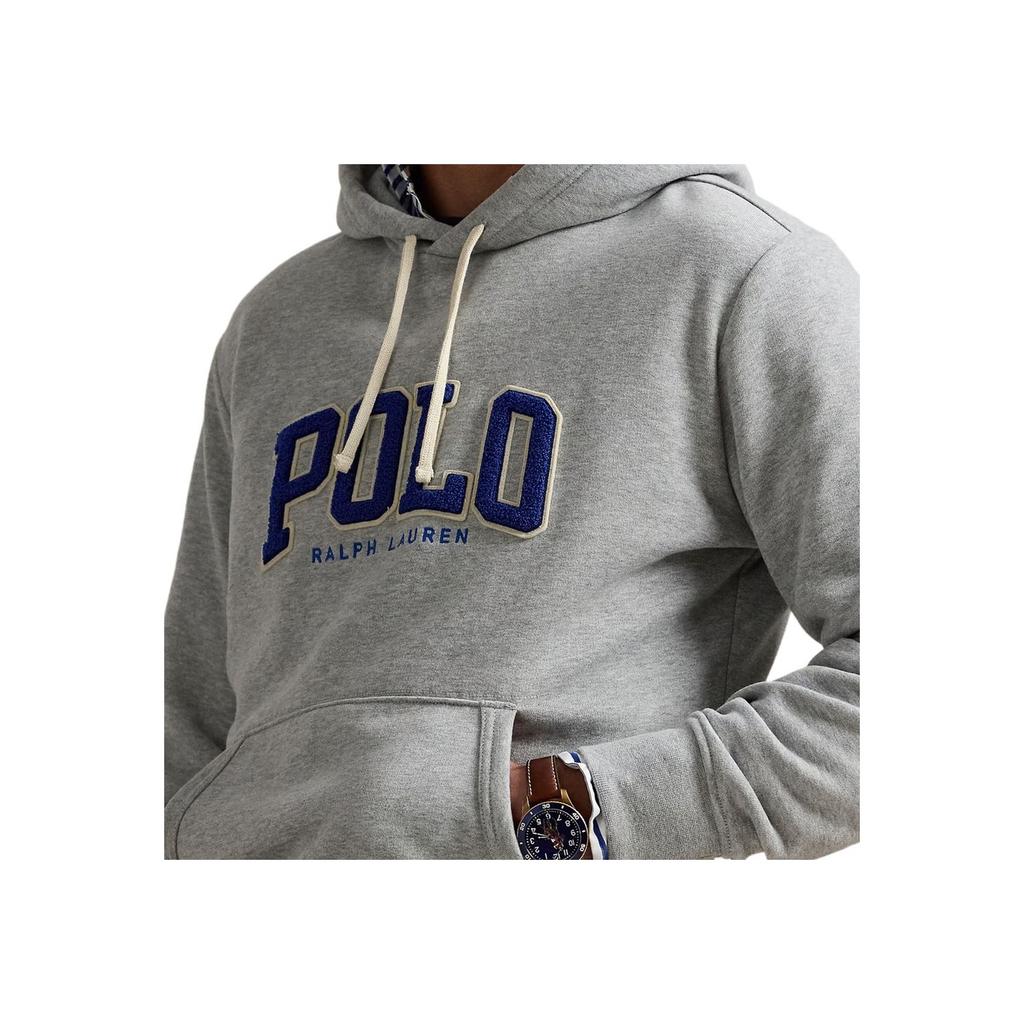 Polo Ralph Lauren Letter Logo Kapuzenpullover Langarm Herren sweatshirt Grau 710959017-005