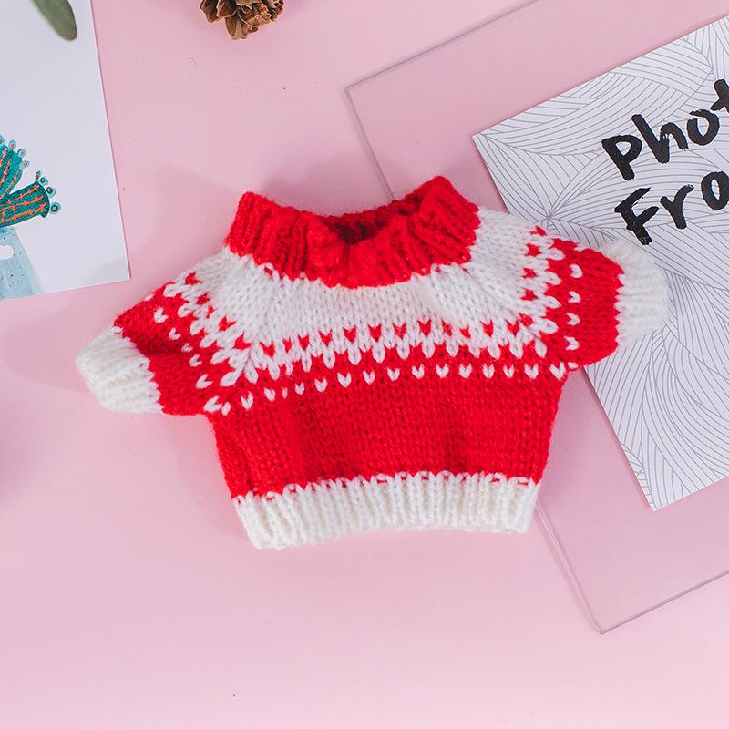 20cm Sternpuppe Plüschtier mit Wechselkleidung - Weihnachtsausgabe