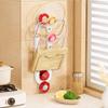 Punch Free Suction Cup Pot Lid Rack Space Saving Cutting Board Holder  Kitchen