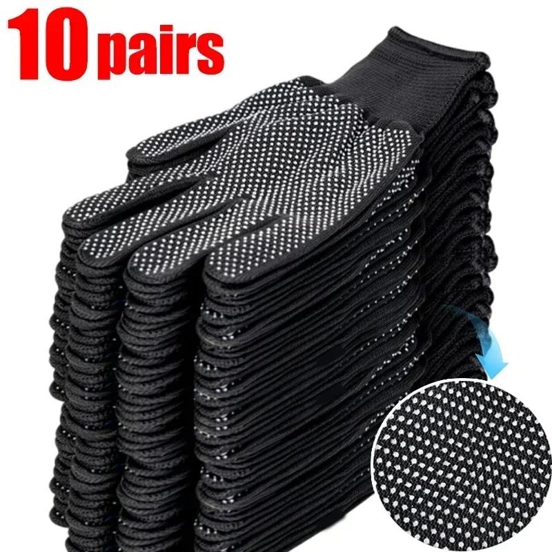 Non-slip TouchScreen Nylon Gloves for Men Women In Summer Outdoor Cycling Work Fitness Breathable Non-slip Dispensing Gloves