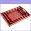 Bandeja de almacenamiento rectangular de madera Montessori educativa para actividades de aprendizaje de niños pequeños